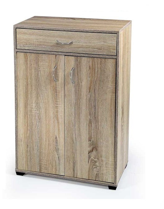 GAIA SCARPIERA CHIUSA A 5 RIPIANI IN LEGNO 63X33XH95 CM COLORE ROVERE