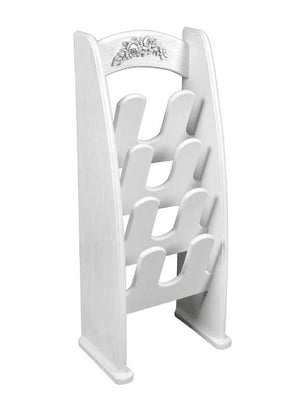 ROSE SCARPIERA IN LEGNO 27 X 19 X H70 CM COLORE BIANCO