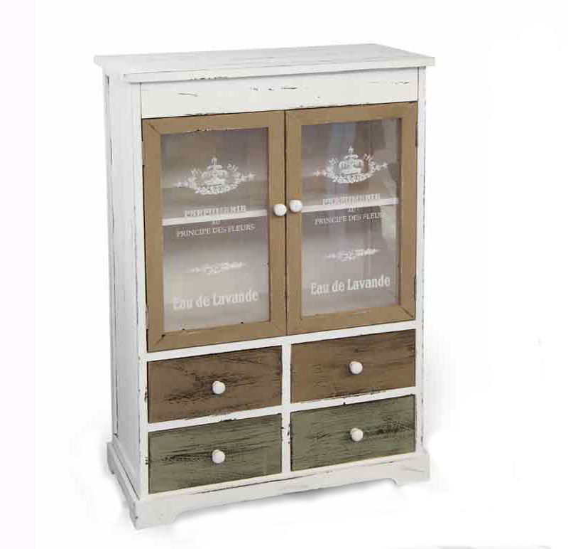 MOBILE ANTICATO 58X29X85 CM STRUTTURA LEGNO