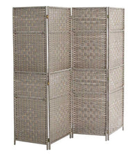 SEPARÈ IN LEGNO CON 4 PANNELLI DA 180 X 180 COLORE GRIGIO