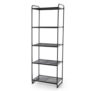 SCAFFALE INDUSTRIAL IN METALLO A 58 X 34 X 161 CM COLORE NERO