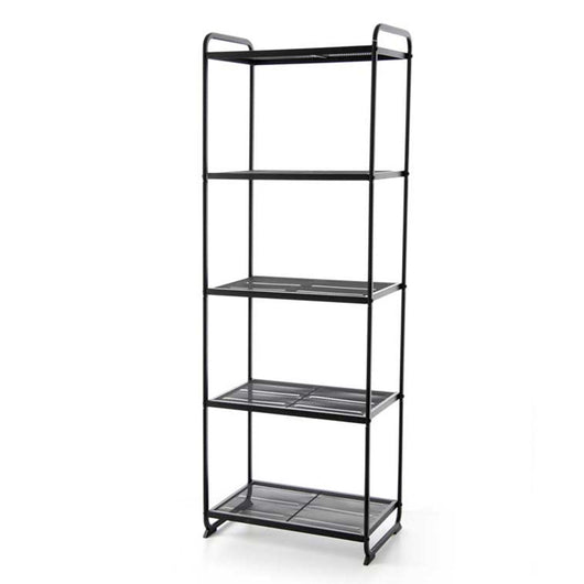 SCAFFALE INDUSTRIAL IN METALLO A 58 X 34 X 161 CM COLORE NERO