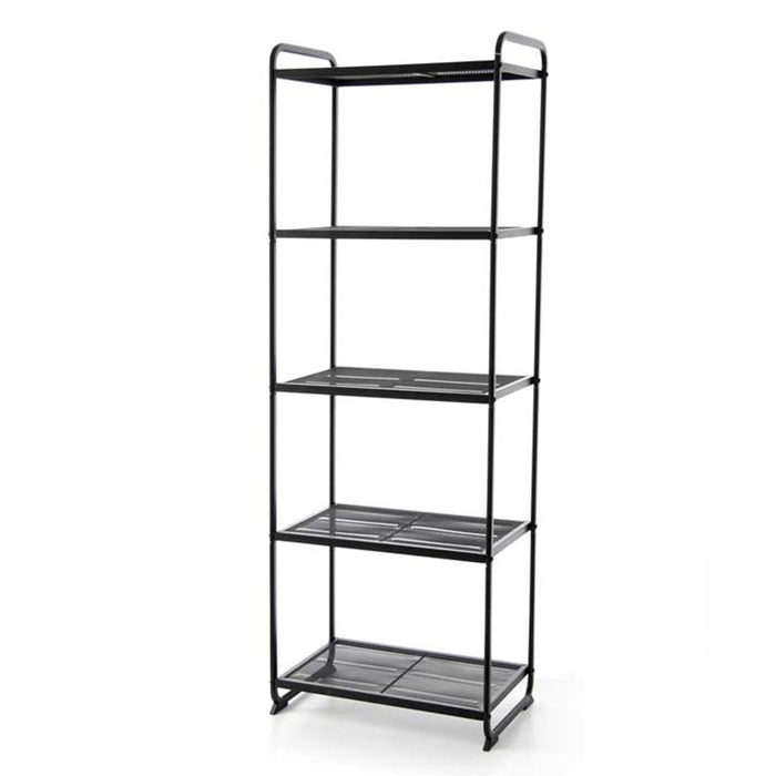 SCAFFALE INDUSTRIAL IN METALLO A 58 X 34 X 161 CM COLORE NERO