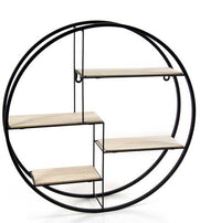 INDUSTRIAL BACHECA FORMA TONDA  CON 4 MENSOLE 60 X 13 CM