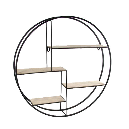 INDUSTRIAL BACHECA FORMA TONDA CON 4 MENSOLE 80 X 13 CM