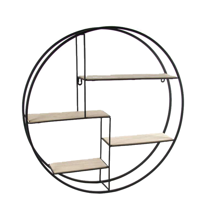 INDUSTRIAL BACHECA FORMA TONDA CON 4 MENSOLE 80 X 13 CM