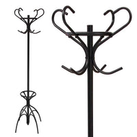 STELLA APPENDIABITI A PIANTANA IN METALLO 45 X 45 X 170 CM COLORE NERO