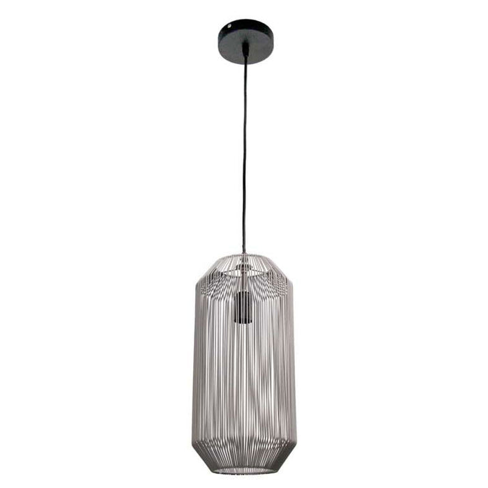 LAMPADARIO A CADUTA CON PARALUME IN VIMINI ALLUNGATO 20,5X190CM TORTORA