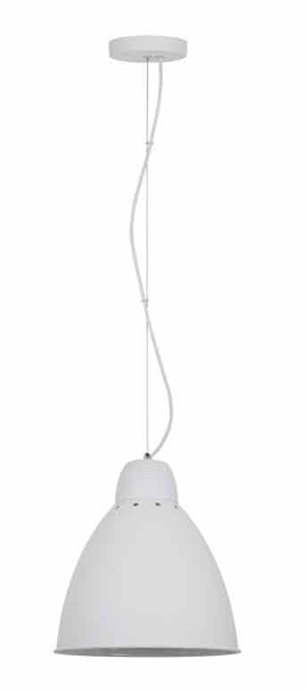 LAMPADARIO A SOSPENSIONE BIANCO CON FINITURA OPACA 30 X 30 X H135 CM