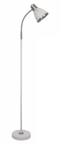 LAMPADA A PIANTANA IN METALLO BIANCO 35 X 20.5 X H137 CM