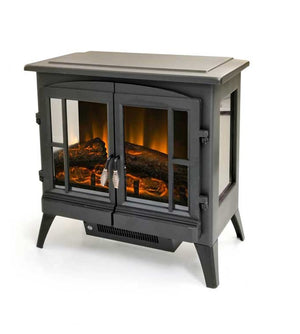 CAMINETTO ELETTRICO AD ARIA CALDA CON EFFETTO FIAMMA 61 X 33 X H59 CM