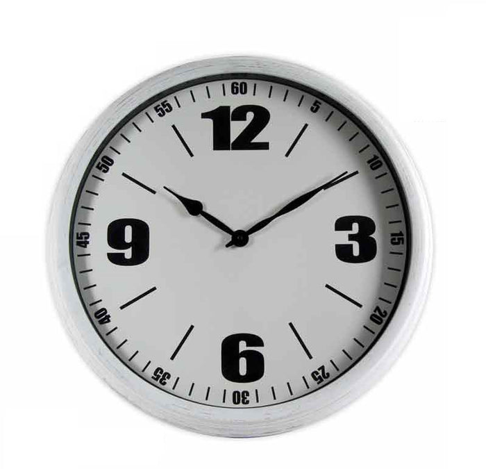 ERY OROLOGIO BIANCO DA PARETE 58X58X5,2 CM