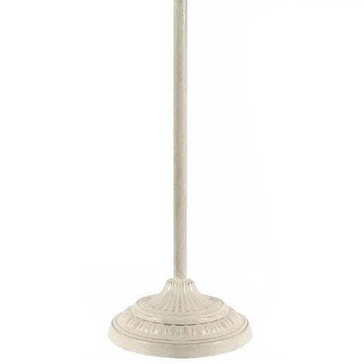PIANTANA A CANDELABRO CON 5LUCI 37X37X15 CM IN METALLO BIANCO SHABBY