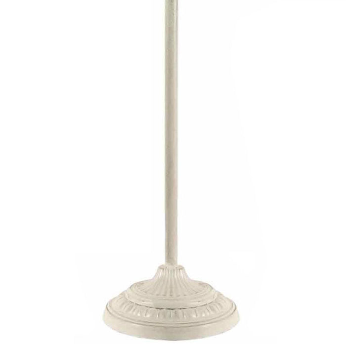PIANTANA A CANDELABRO CON 5LUCI 37X37X15 CM IN METALLO BIANCO SHABBY