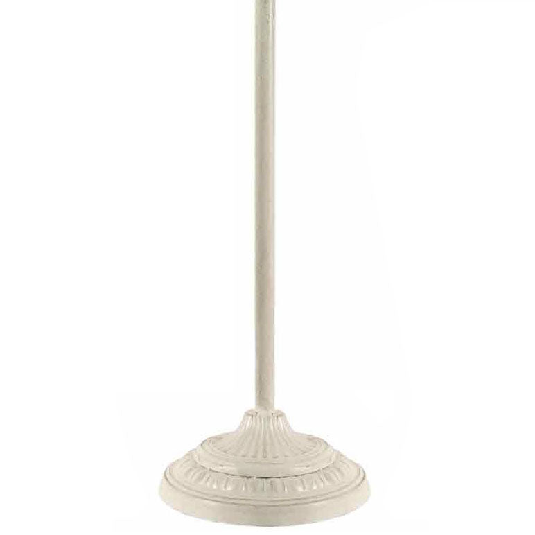 PIANTANA A CANDELABRO CON 5LUCI 37X37X15 CM IN METALLO BIANCO SHABBY