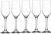 SET 6 CALICI FLORÌ FLUTE IN VETRO DA 195CC