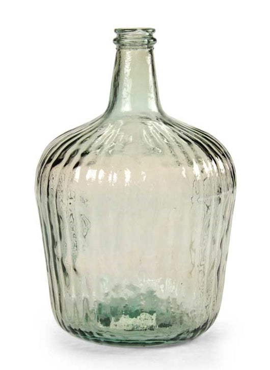 BOTTIGLIA DECORATIVA IN VETRO DA 10 LT IN COLORE CHAMPAGNE