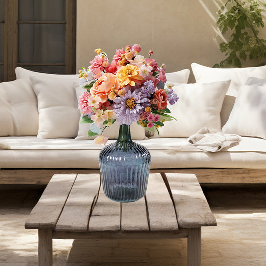 BOTTIGLIA DECORATIVA IN VETRO DA 10 LT IN COLORE NERO