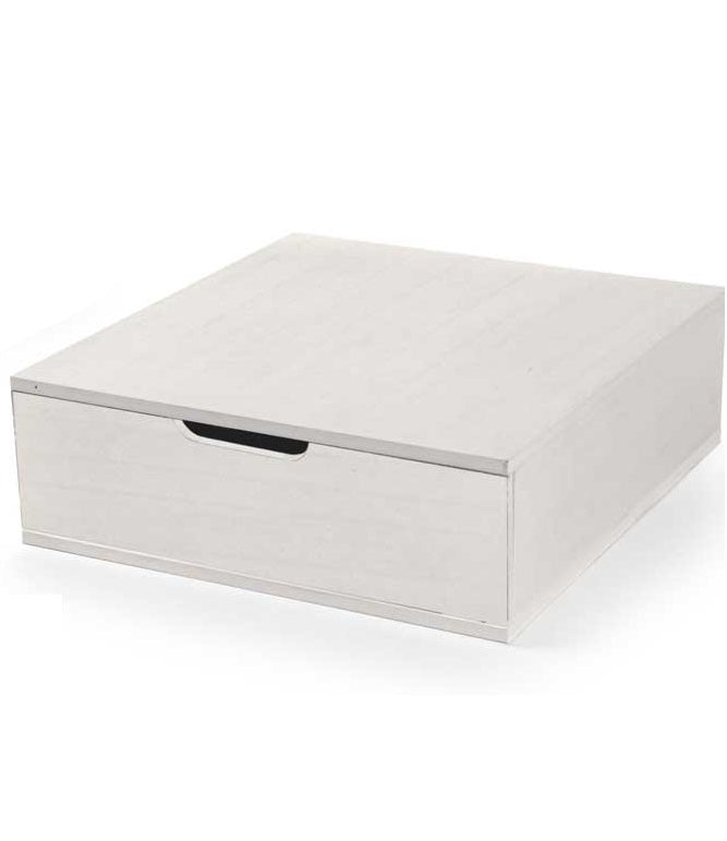MAURY'S CASSETTO ORGANIZER IN LEGNO CON DIVISORI PER OGGETTI  PRODOTTO 32P X 29L X 10H CM BIANCO