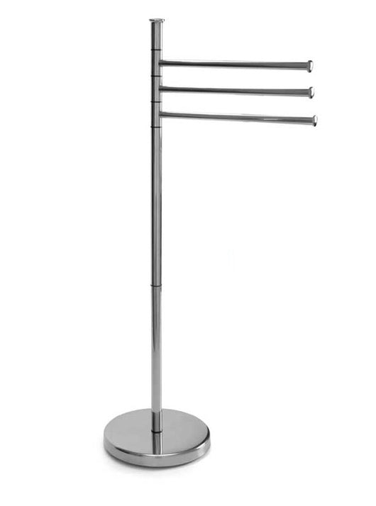 MAURY'S PIANTANA CROMO PORTASCIUGAMANI CON STRUTTURA IN ACCIAIO 20X83 CM