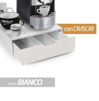 MAURY'S CASSETTO ORGANIZER IN LEGNO CON DIVISORI PER OGGETTI  PRODOTTO 32P X 29L X 10H CM BIANCO