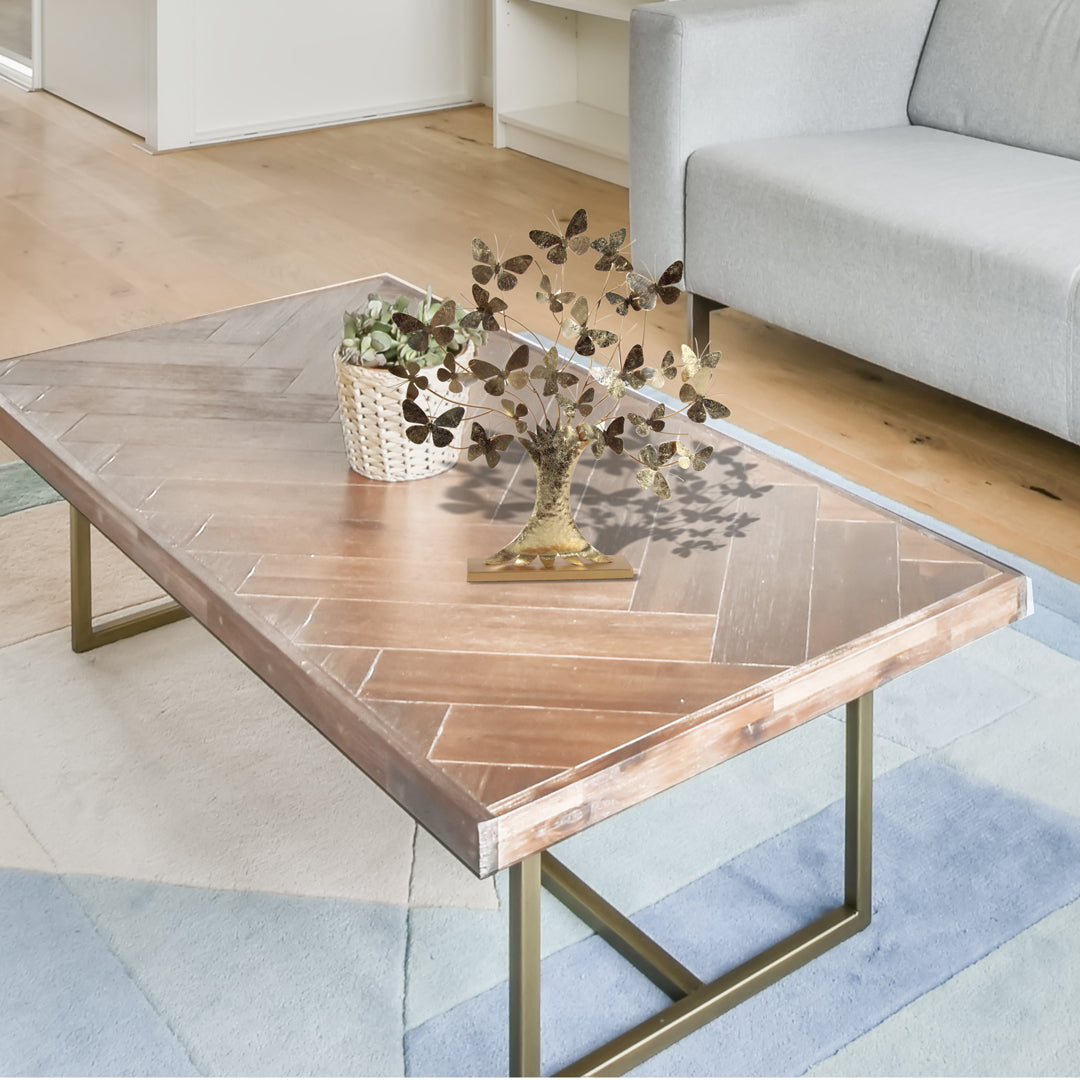 QUADRO AD ALBERO REALIZZATO IN METALLO 69X72X9 CM COLORE ORO