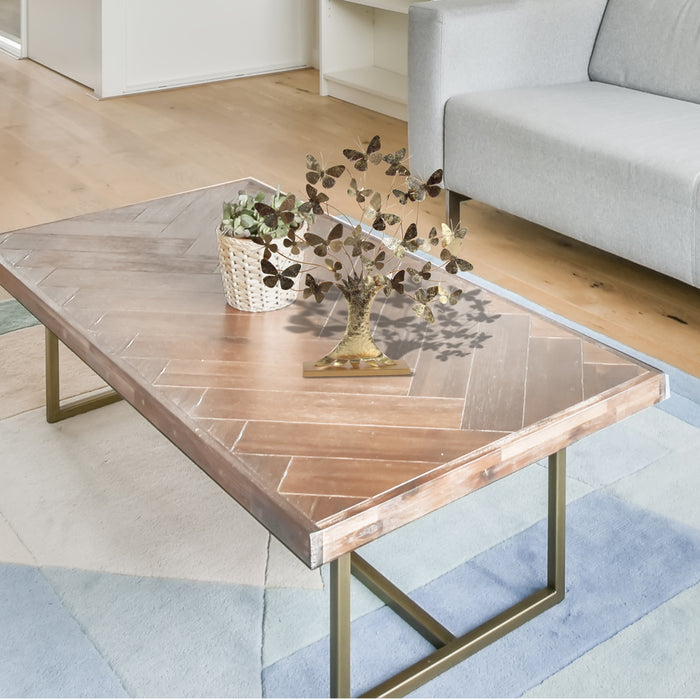 QUADRO AD ALBERO REALIZZATO IN METALLO 69X72X9 CM COLORE ORO