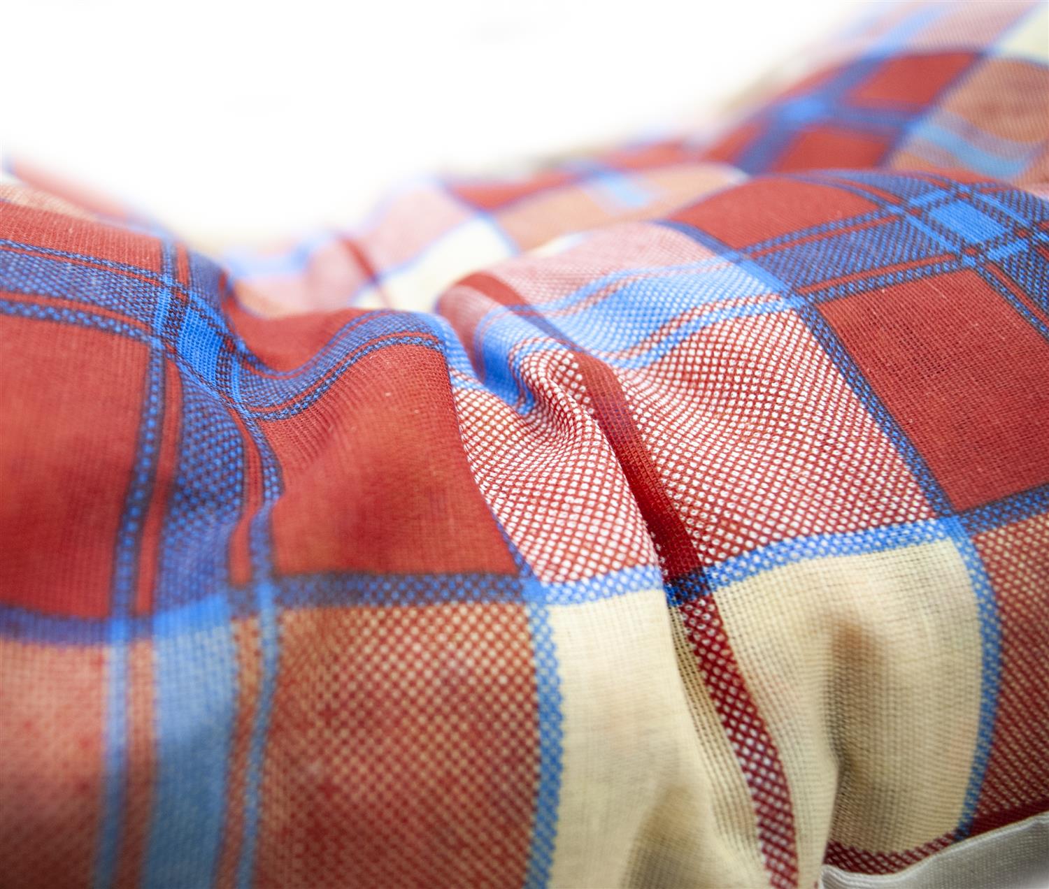 POLTRONA RELAX COMODONA ROSSO BORDEAUX SCOZZESE IN LEGNO 3 POSIZIONI