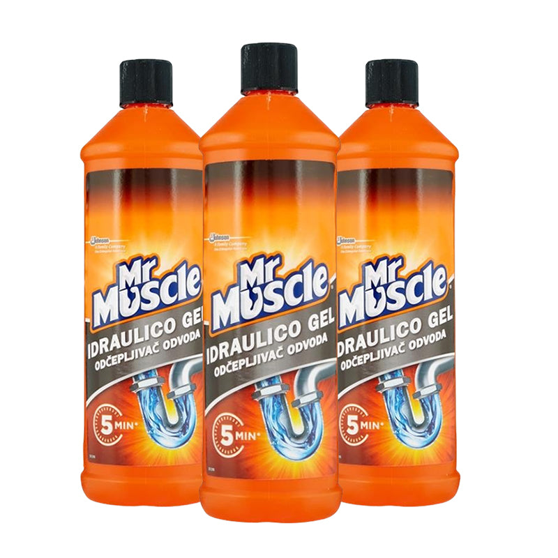 MISTER MUSCOLO DISGORGANTE IDRAULICO GEL 3 X 1 LT