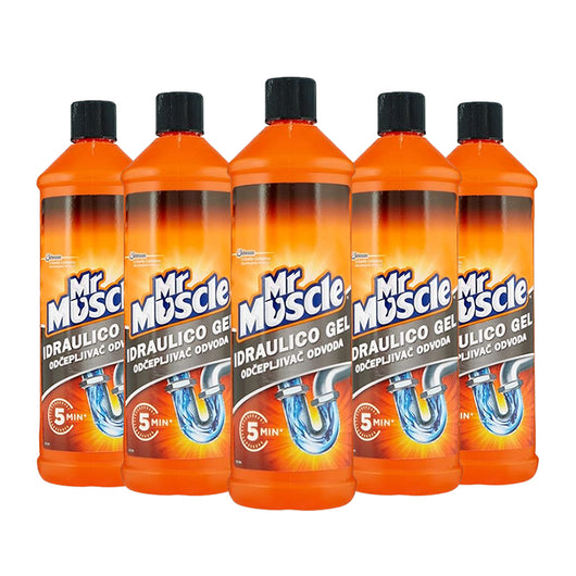 MISTER MUSCOLO DISGORGANTE IDRAULICO GEL 5 X 1 LT