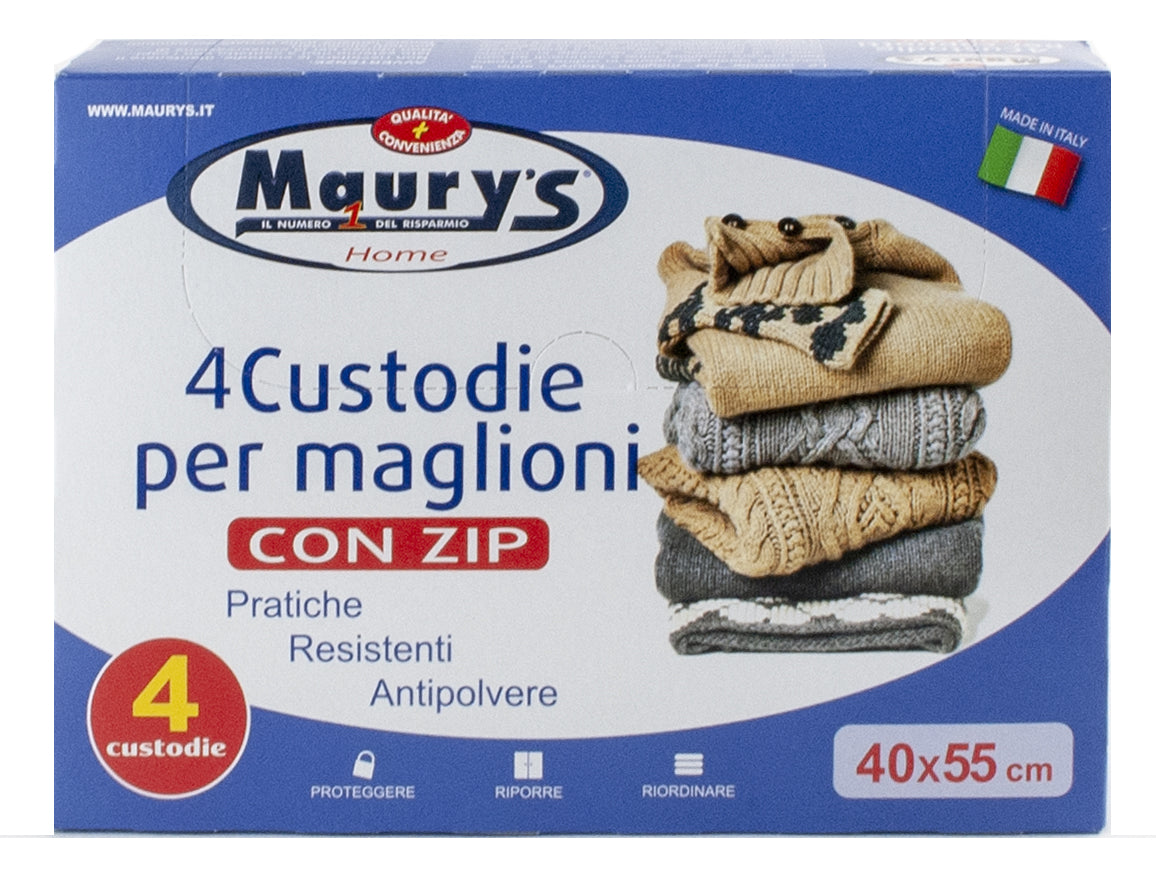MAURY'S SET 6 CONFEZIONI DI CUSTODIE PER INDUMENTI
