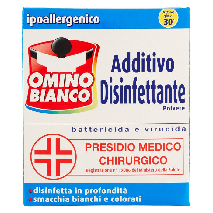 OMINO BIANCO ADDITIVO DISINFETTANTE 9 X 450 GR