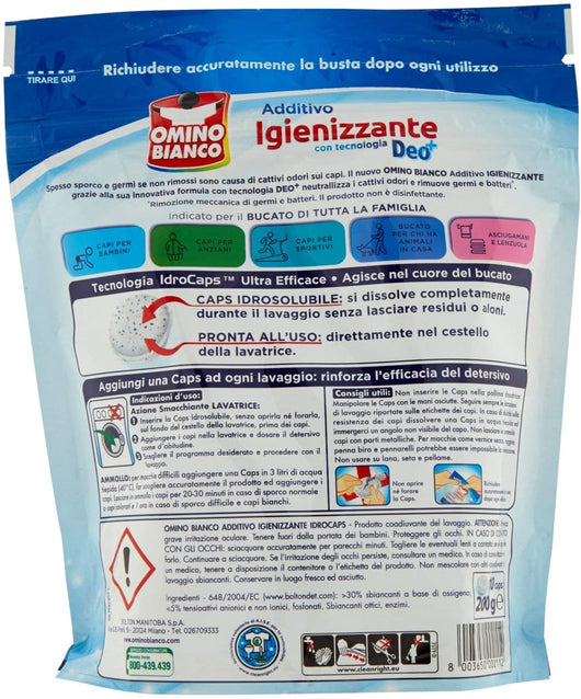 OMINO BIANCO IDROCAPSULE IGIENIZZANTE 30 CAPS