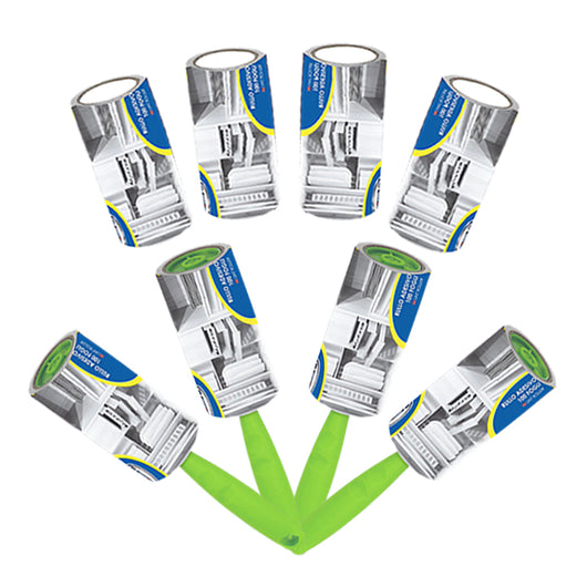 MAURY'S 4 SPAZZOLE LEVAPELUCCHI + 8 ROLLER DA 100 FOGLI