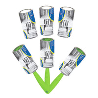 MAURY'S 3 SPAZZOLE LEVAPELUCCHI + 3 ROLLER DA 100 FOGLI (TOTALE 6 ROLLER ADESIVI)