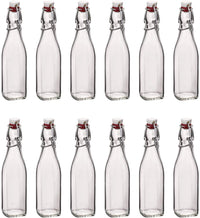SET 12 BOTTIGLIE IN VETRO SWING CON TAPPO A CHIUSURA ERMETICA 0.250 LT