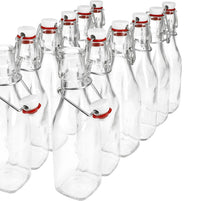 12 BOTTIGLIE IN VETRO SWING CON TAPPO A CHIUSURA ERMETICA 0.250 LT