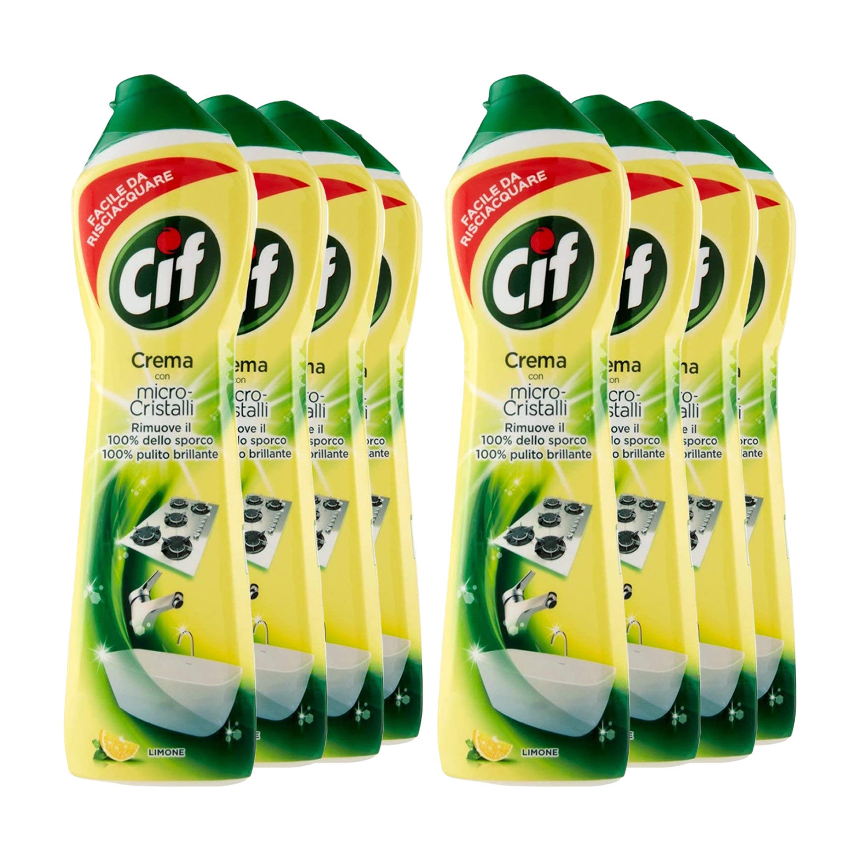 SET 8 CONFEZIONI DI CIF CREMA DA 500 ML LIMONE