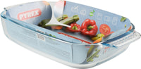 PYREX SET 2 TEGAMI RETTANGOLARI 34 X 22 E 30 X 19 CM