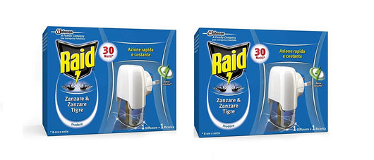 SET 2 RAID DIFFUSORE PIÙ RICARICA LIQUIDO 30 NOTTI