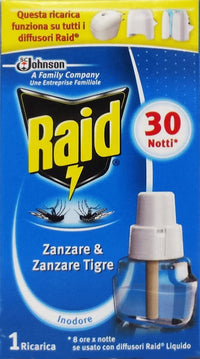 SET 6 CONFEZIONI RAID LIQUIDO PER RICARICA ELETTRICA X30 NOTTI CLASSICO