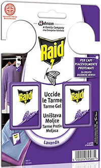 SET 6 RAID TARMICIDA GEL PROFUMATO LAVANDA IN CONFEZIONE DA 2 PEZZI CIASCUNA