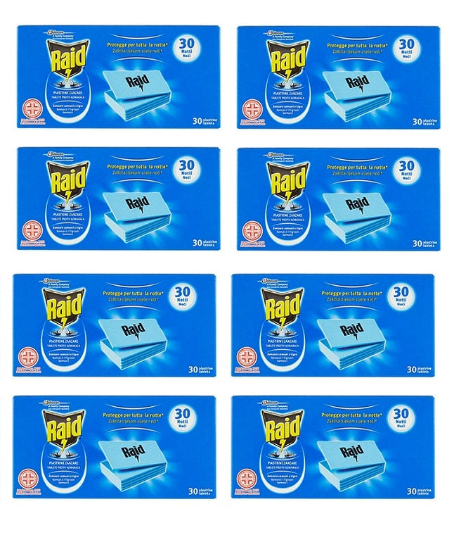 SET 240 RAID PIASTRINE LAMINATE IN CONFEZIONI DA 30 PEZZI