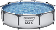 BESTWAY PISCINA FUORI TERRA STEEL PRO MAX TONDA Ø 305 X 76 CM