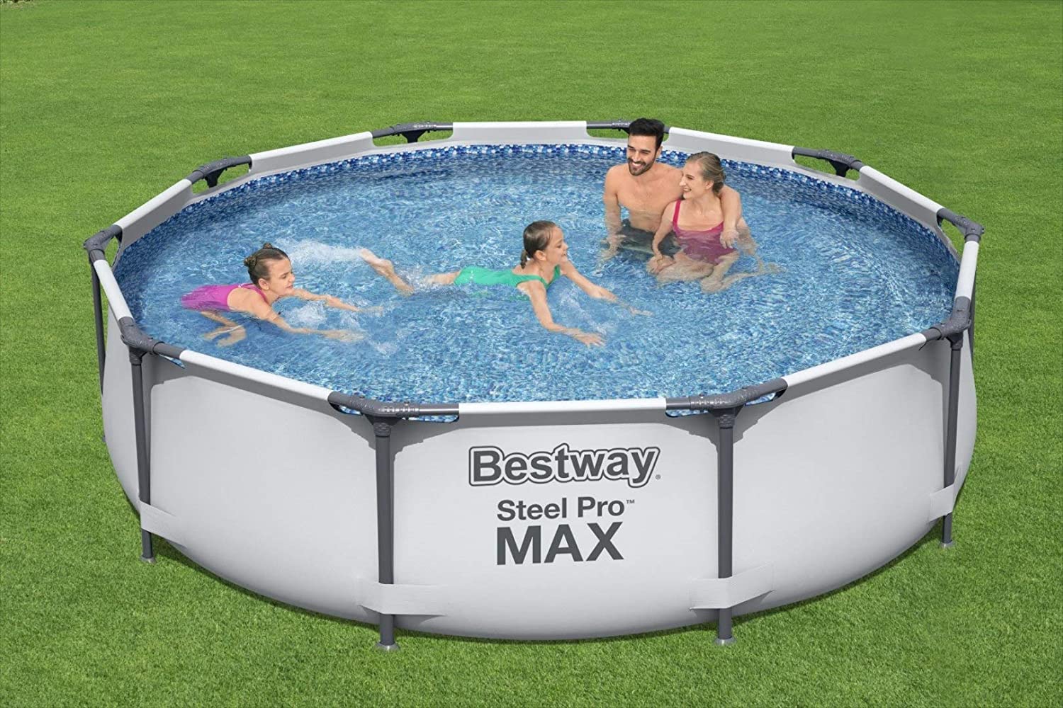 BESTWAY PISCINA FUORI TERRA STEEL PRO MAX TONDA Ø 305 X 76 CM