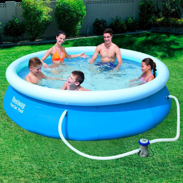 PISCINA GONFIABILE 305 X 76 CM AUTOPORTANTE FUORI TERRA POMPA FILTRO FAST SET