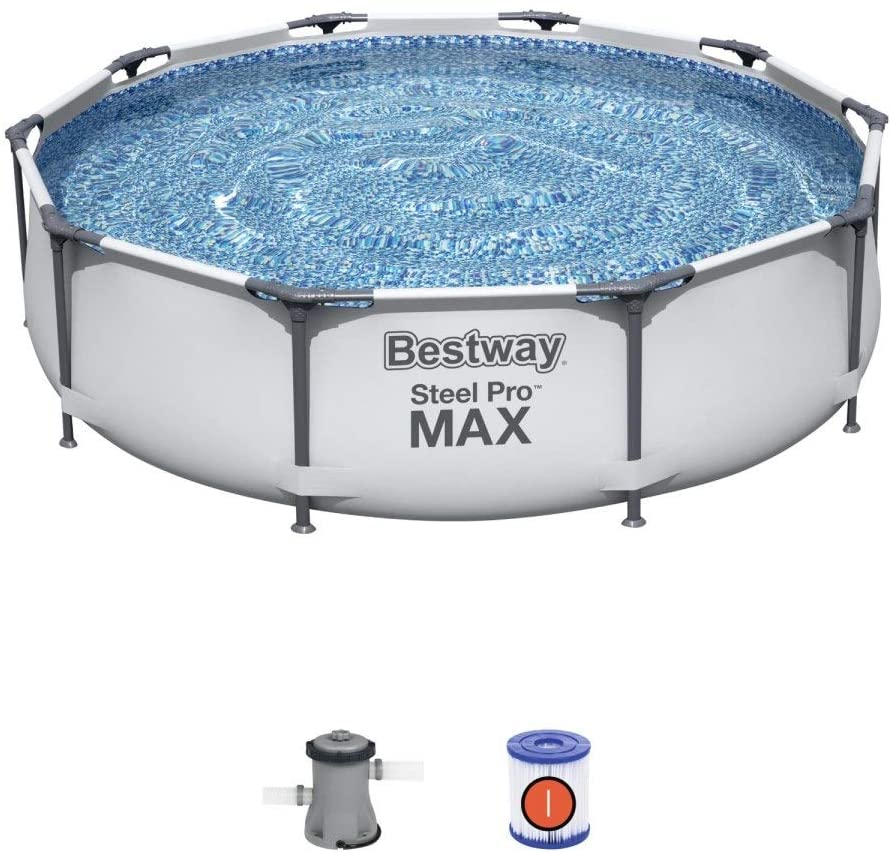 BESTWAY PISCINA FUORI TERRA STEEL PRO MAX TONDA Ø 305 X 76 CM