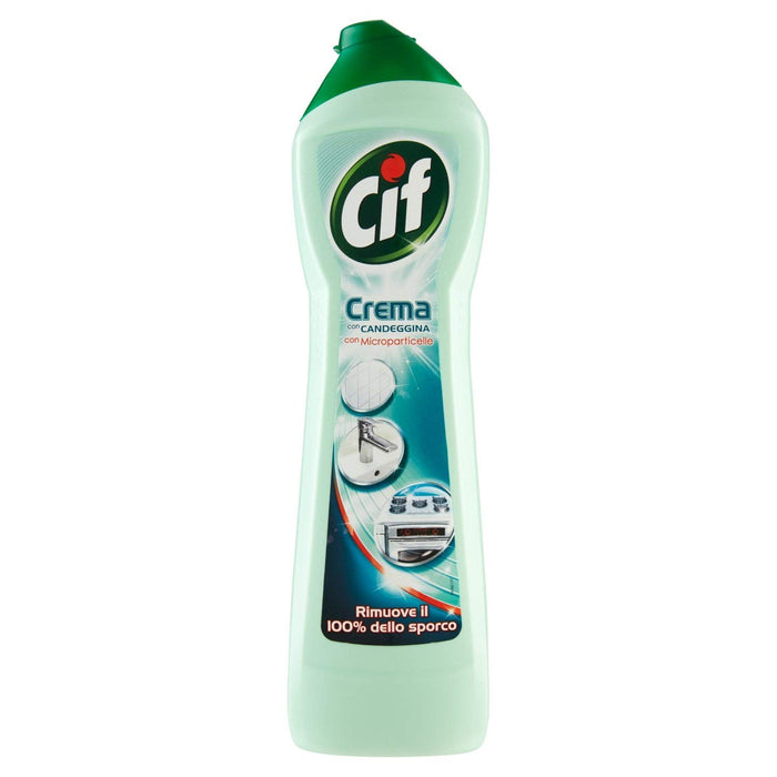 SET 16 CIF CREMA ATTIVA CON MICROPARTICELLE E CANDEGGINA IN FORMATO DA 500 ML