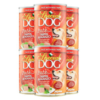 SET DA 6 CONFEZIONI DI SPECIAL DOG PATÈ 400 GR TRIPPA E MANZO