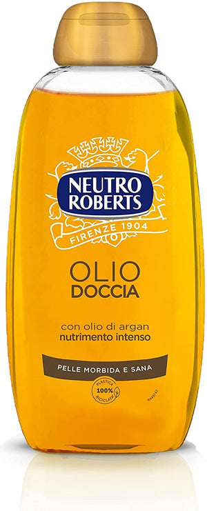 SET 6 NEUTRO ROBERTS DETERGENTE OLIO DOCCIA 250ML CON OLIO ARGAN